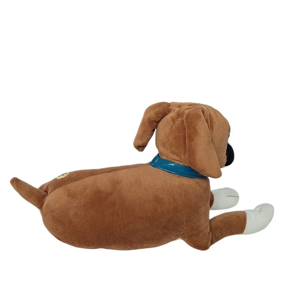 Nintendogs Boxer Plush Brown White Stuffed Toy 15 Inch